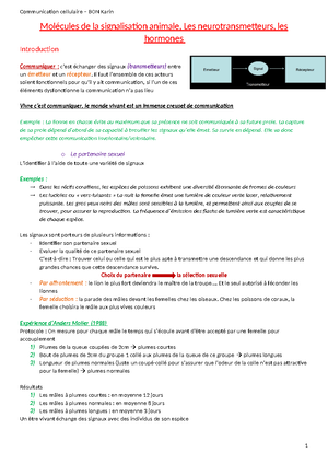 BECS96 - Description de la BECS-96 - Physiologie Animale et humaine 2