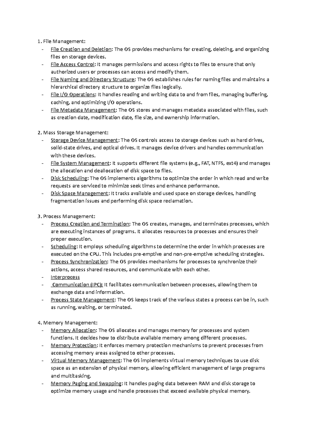 OS Management - random - File Management: File Creation and Deletion ...