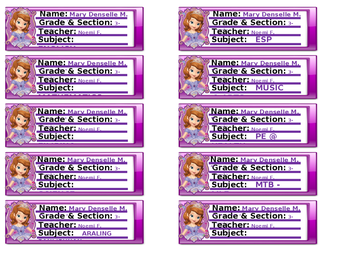 Notebook Title - \ \ Name: Mary Denselle M. Grade & Section ...