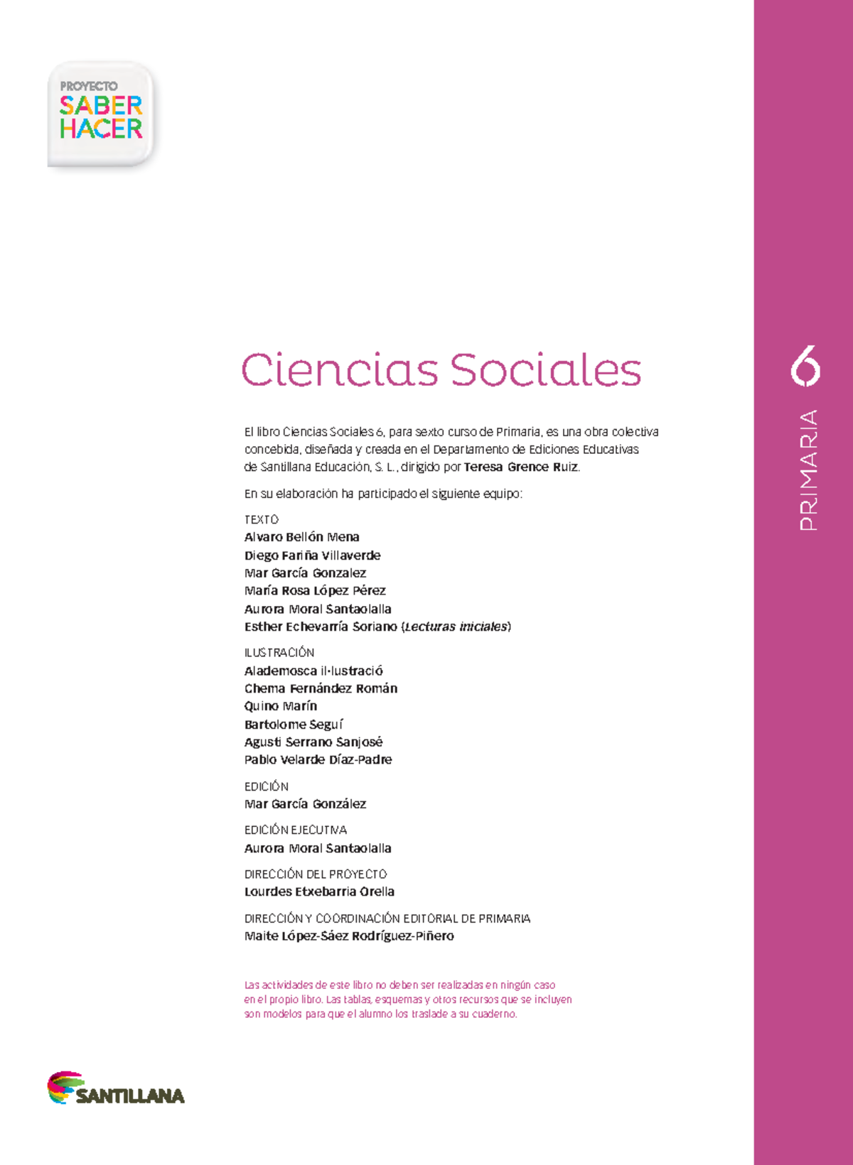 Libro Sociales 6 Primaria - El Libro Ciencias Sociales 6, Para Sexto ...