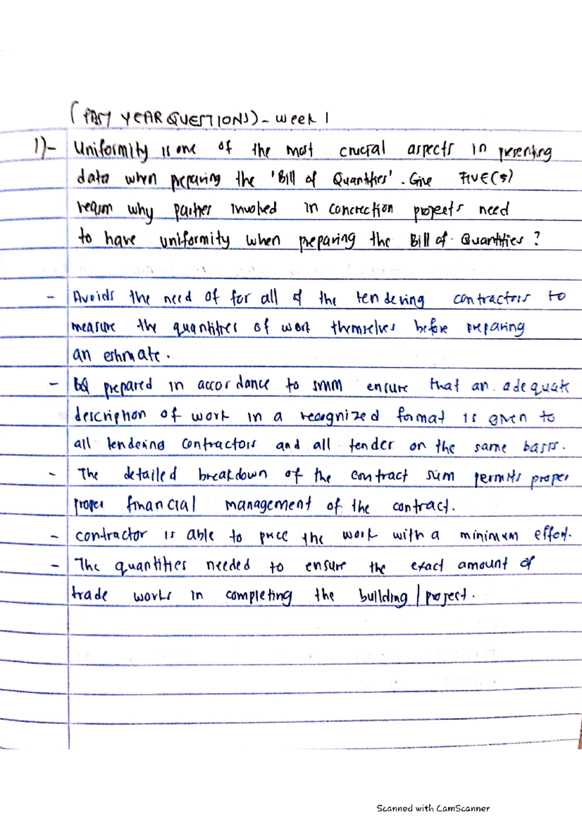 Task 2 Civil Engineering Quantities And Estimation UiTM Studocu