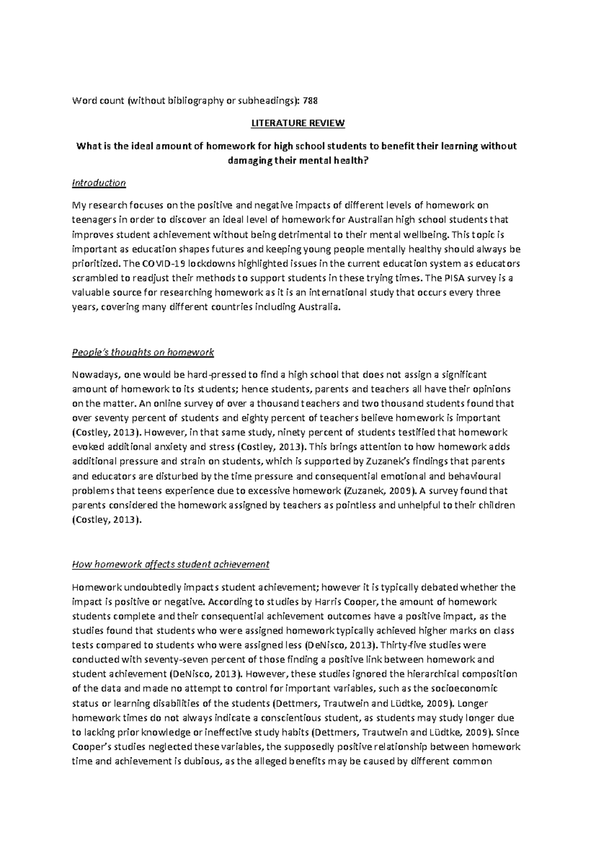 Goodexample 2 Lecture notes Asigment 1 Word count (without