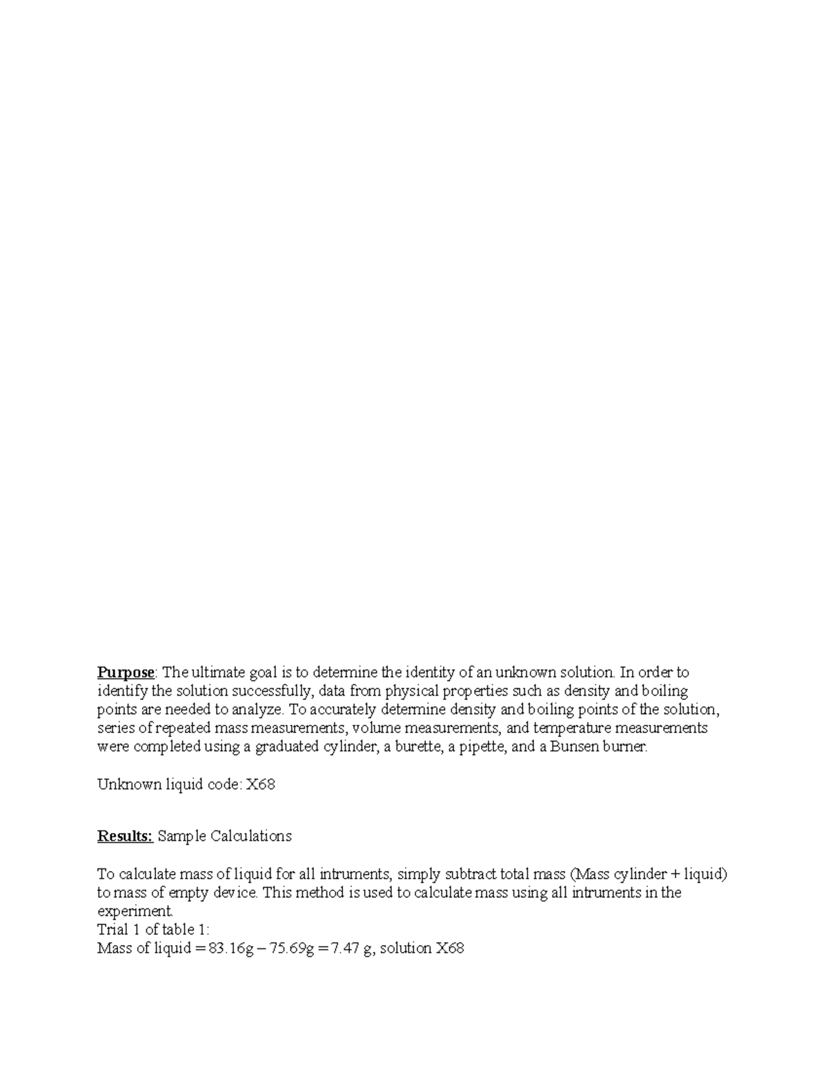 Lab report chemistry template image