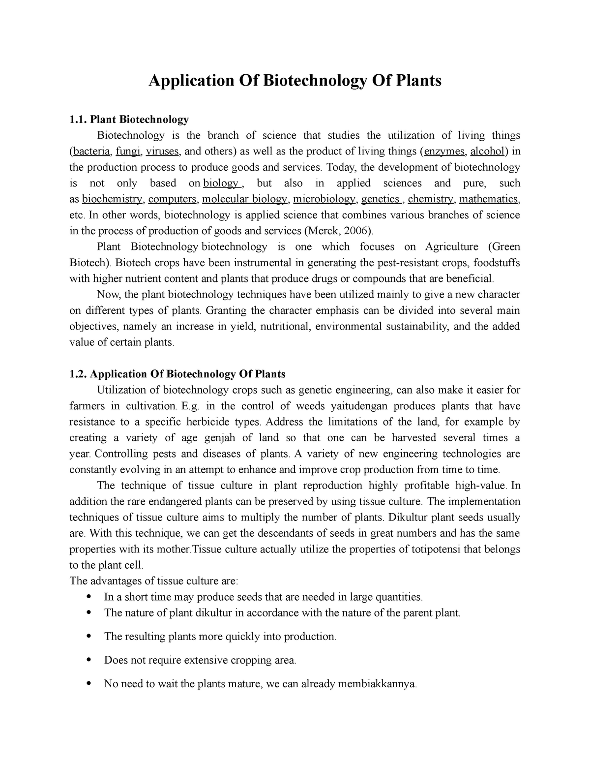 plant biotechnology thesis topics