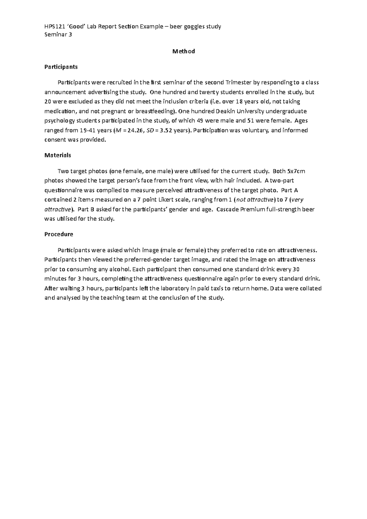 Week 4 Seminar Handout Better Method Section - MLM761 - Deakin - Studocu