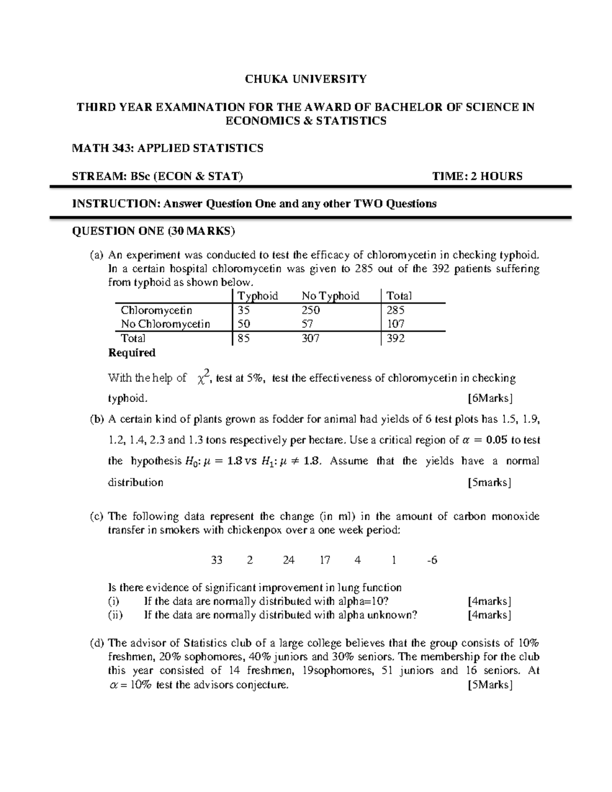 MATH 343 - Non - basic mathematics - Studocu