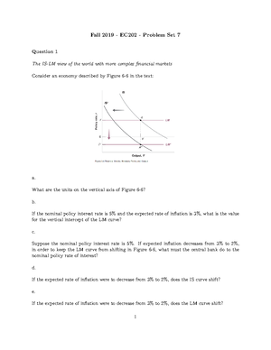 Pset 0 - Test 1 - Ec202 Fall 21 - Solutions practice questions - EC 202 ...