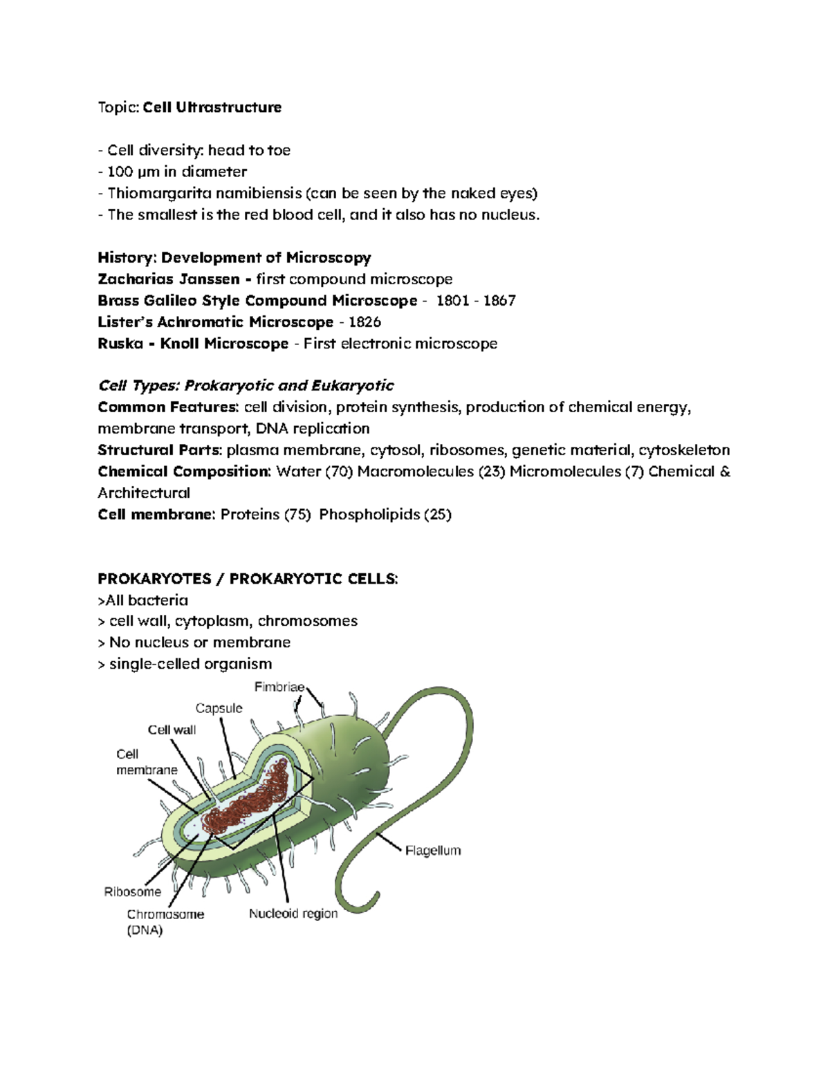 Cell Ultrastructure Grade 11 STEM, SLEM Based - Topic: Cell ...