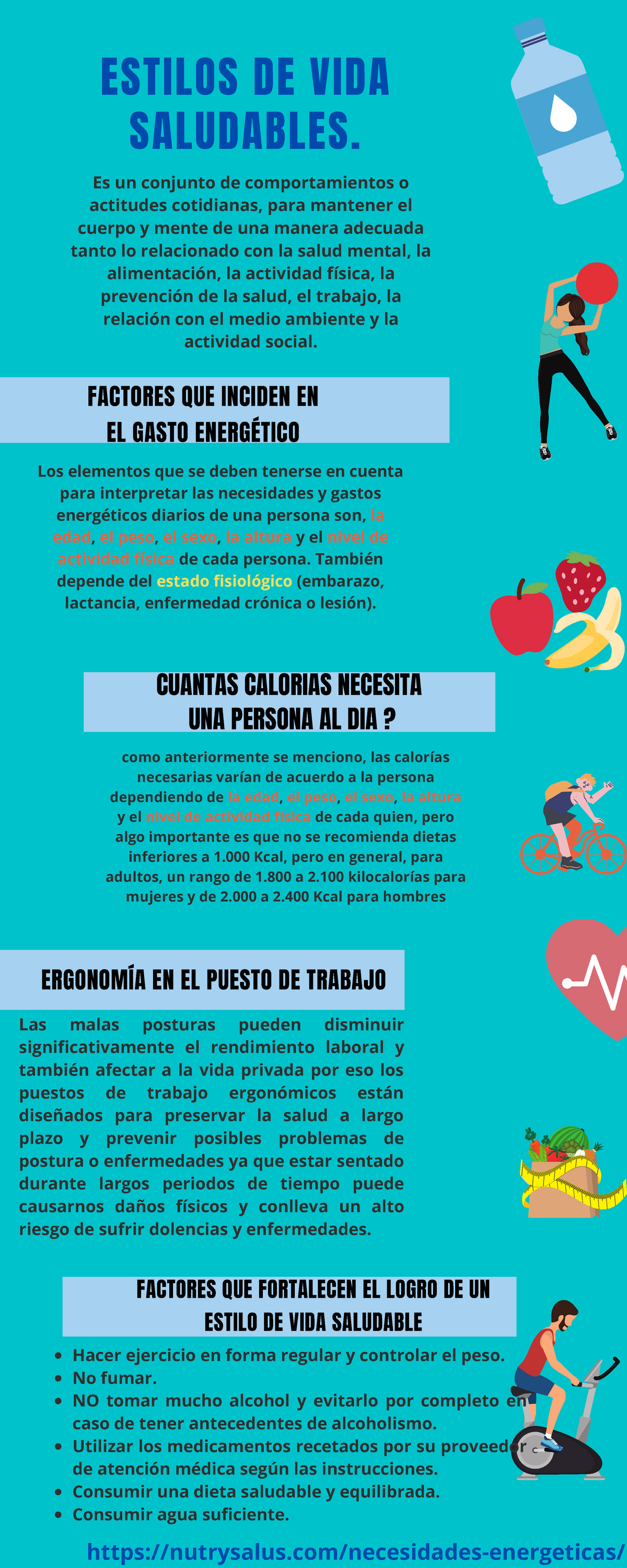 Infografía Sobre Tics Para Una Vida Saludable Estilos De Vida Saludables Es Un Conjunto De 0606