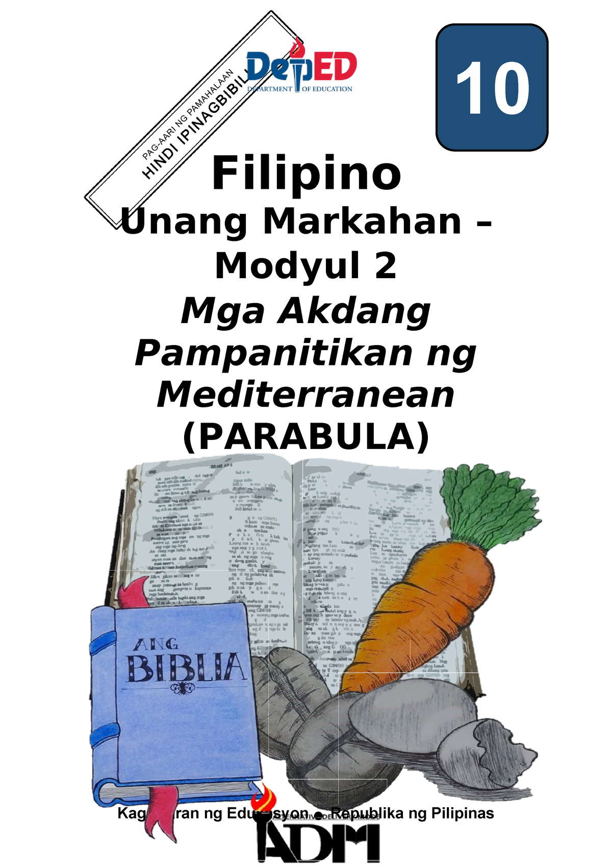 Fil10 Q1 Mod2 Mga-Akdang-Pampanitikan-sa-Mediterranean-Parabula Version ...