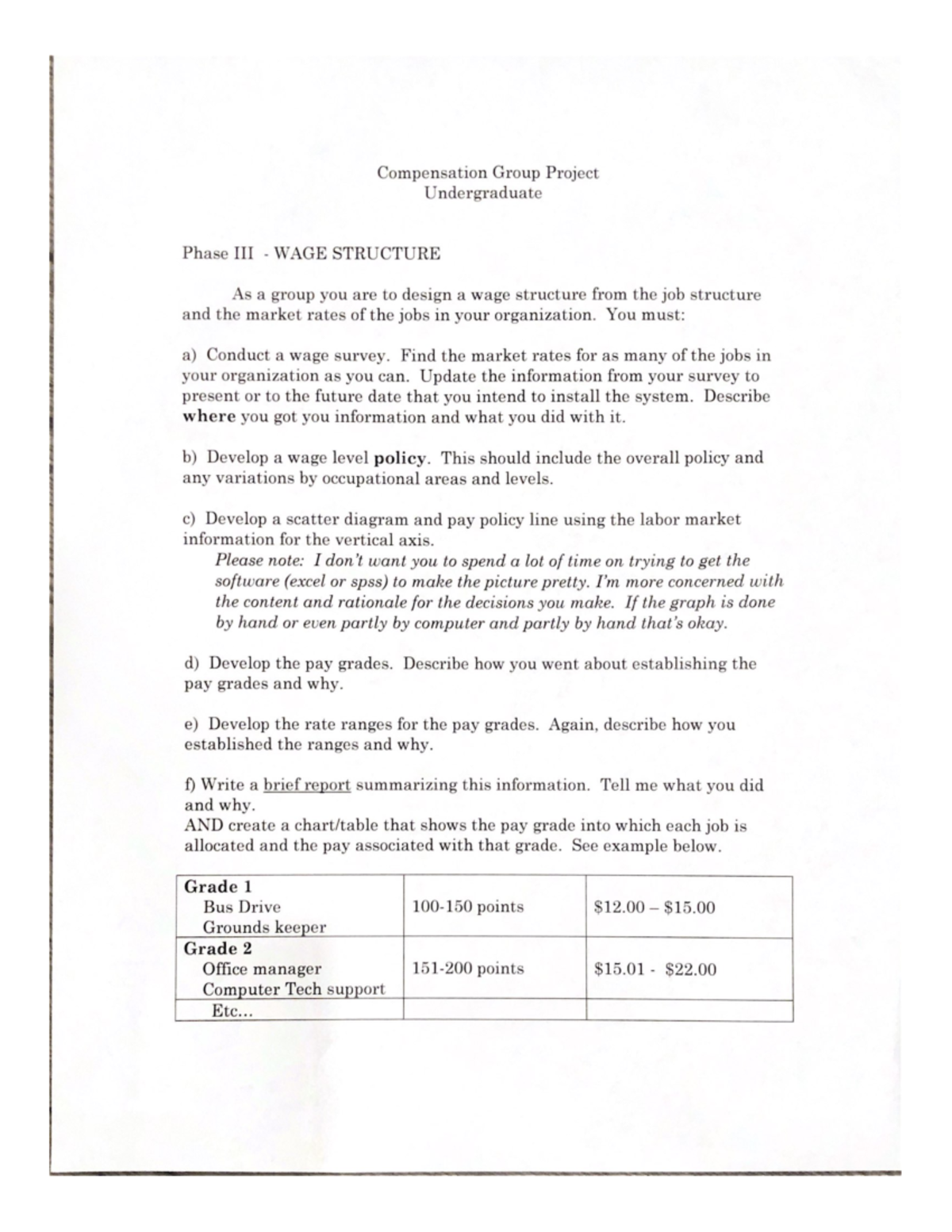 Compensation Group Project copy - computer science - Studocu
