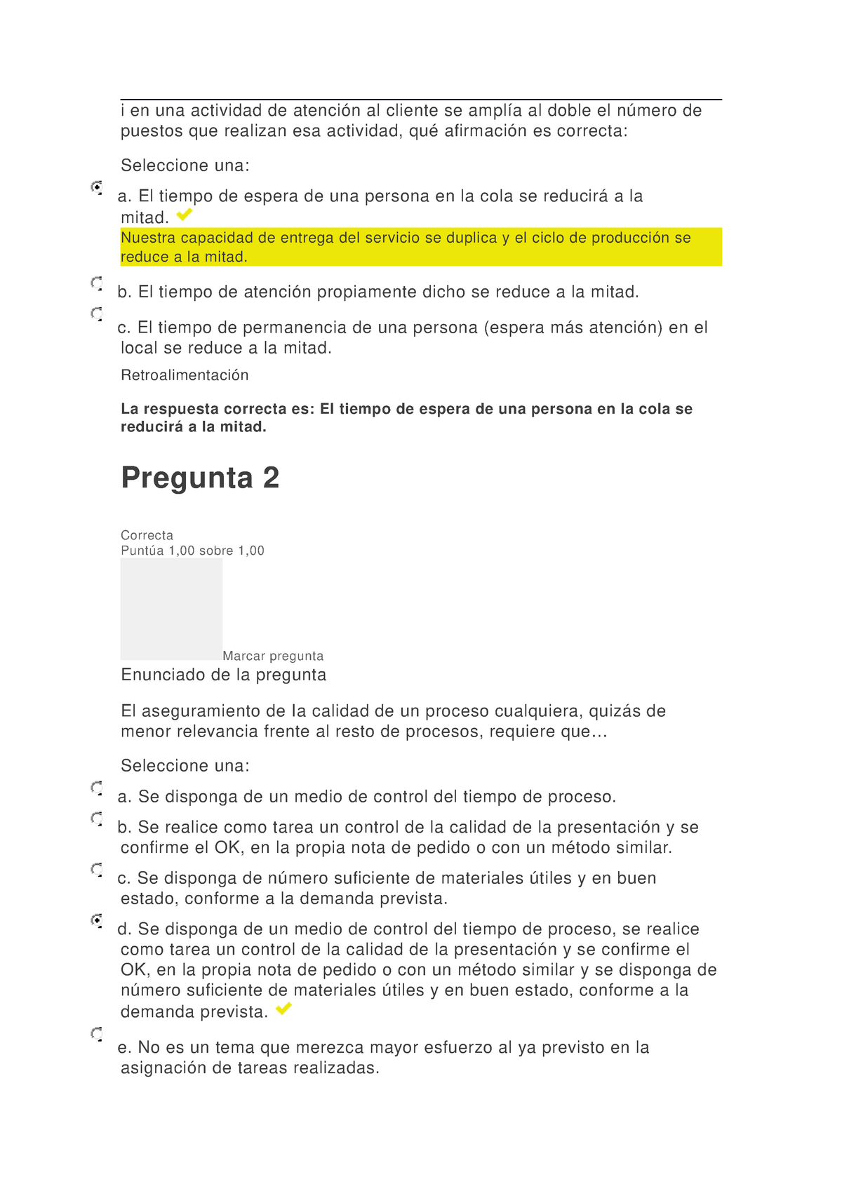 Evaluacion Final Repaso - I En Una Actividad De Atención Al Cliente Se ...