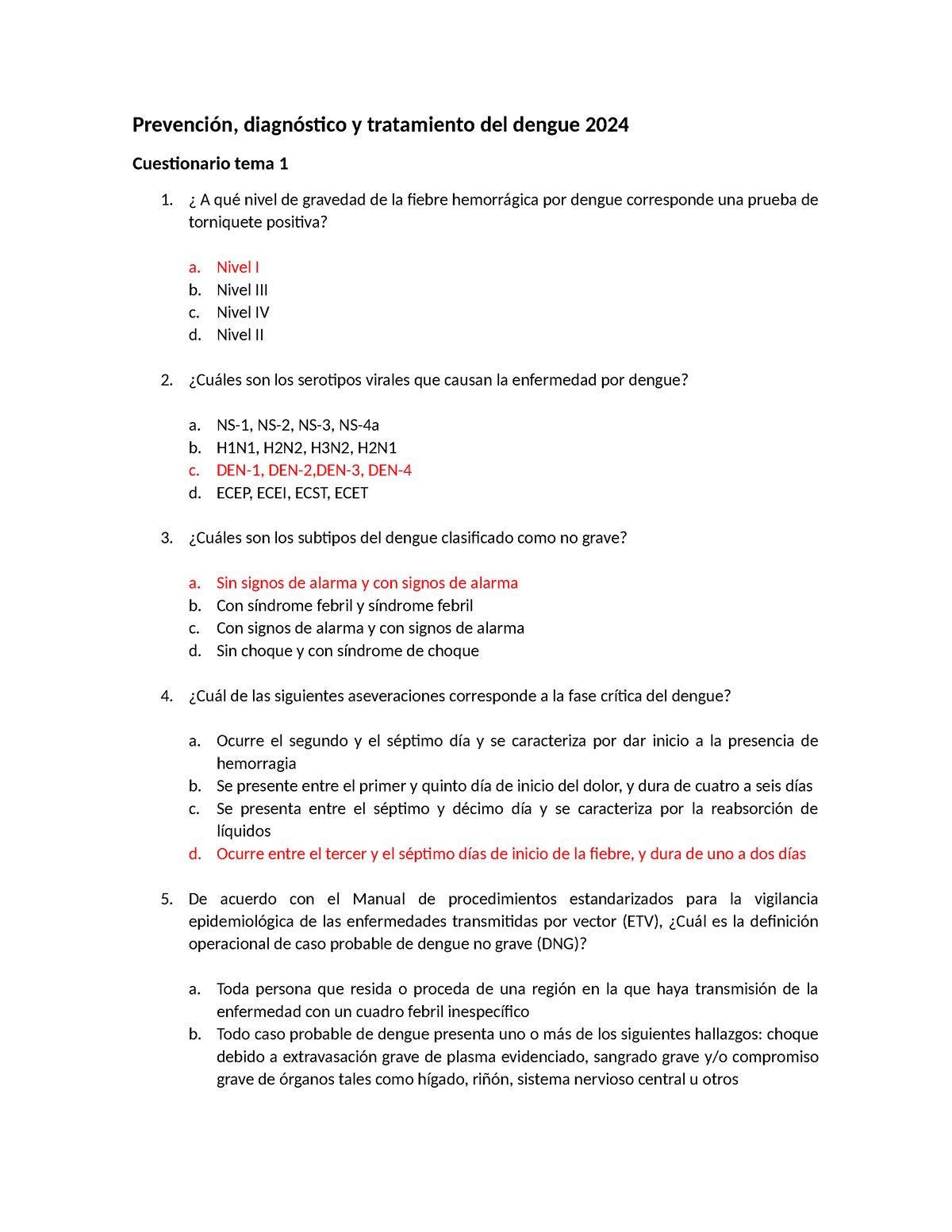 Curso Dengue Educads Todas las Respuestas Prevención, diagnóstico y