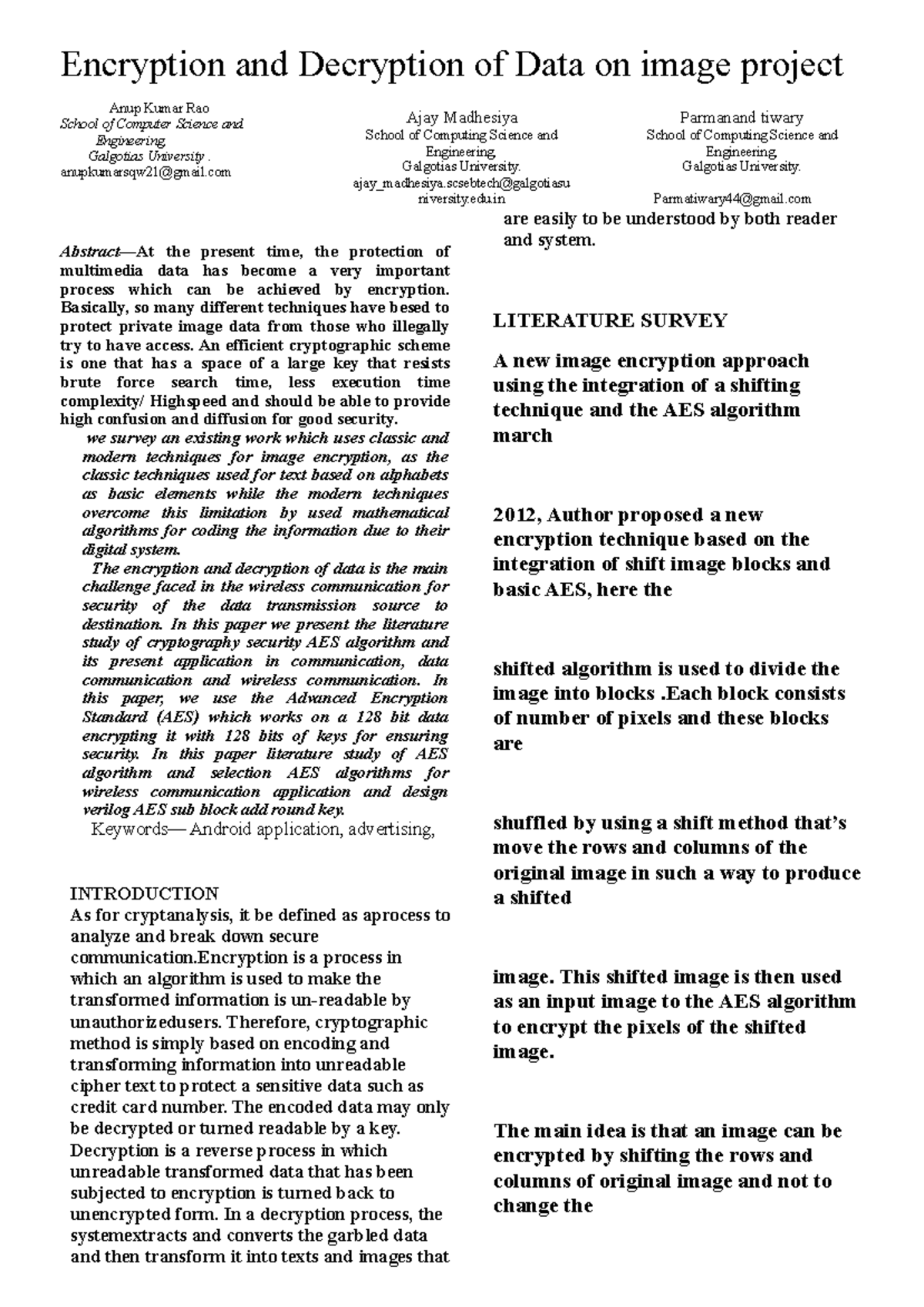 Csvtu major project thesis format 08 image