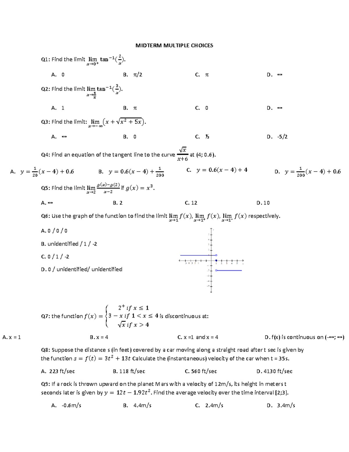 Copy of Midterm Multiple Choices-converted - MIDTERM MULTIPLE CHOICES ...