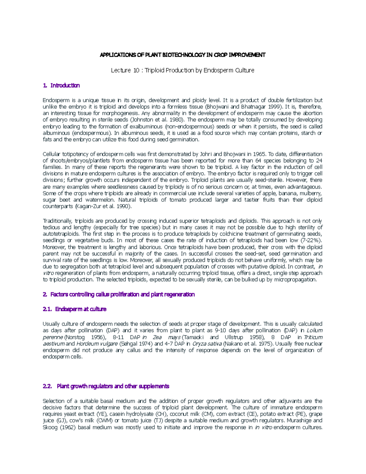 lecture-10-triploid-production-by-endosperm-culture-applications-of