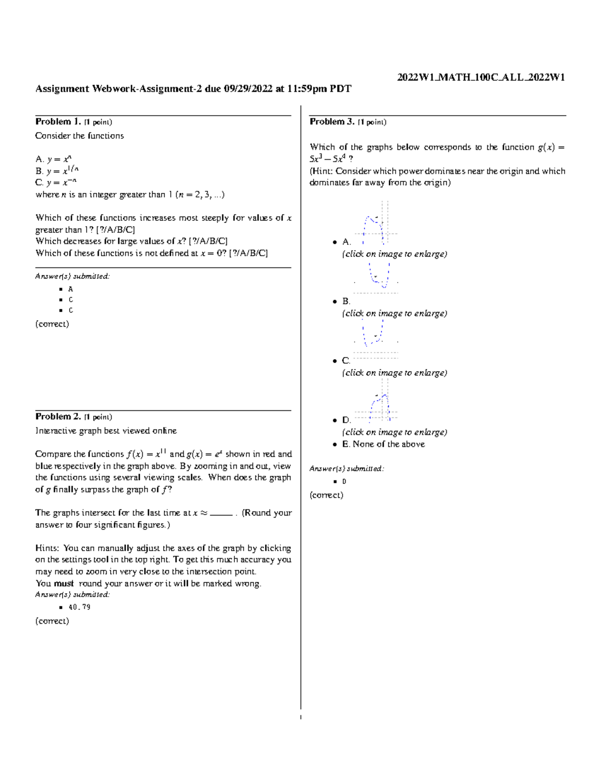 math 100 assignment 2 solution 2022