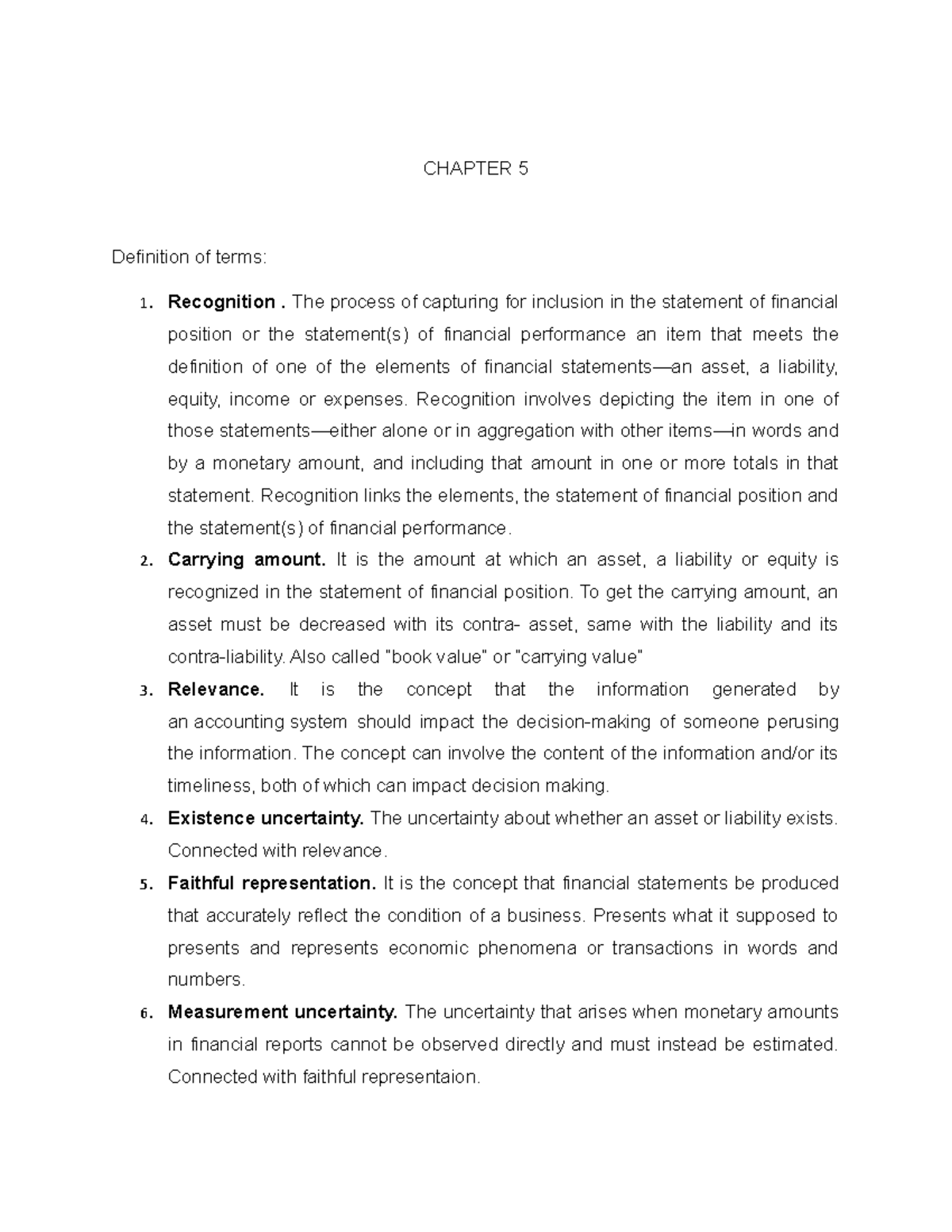 CFAS Chapter 5 - Fundamentals of Accounting and Finance - Studocu