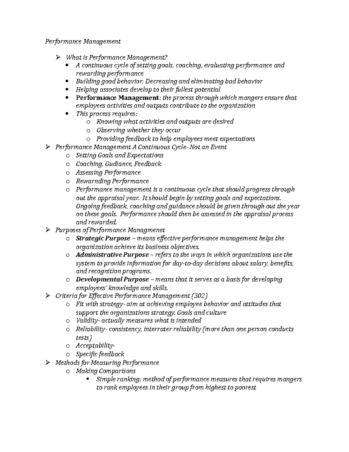 summary-fundamentals-of-human-resource-management-performance