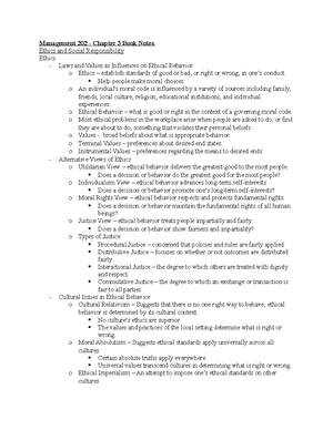 MGT 202 - CH 1 Notes - Management 202 - Chapter 1 Book Notes Management ...