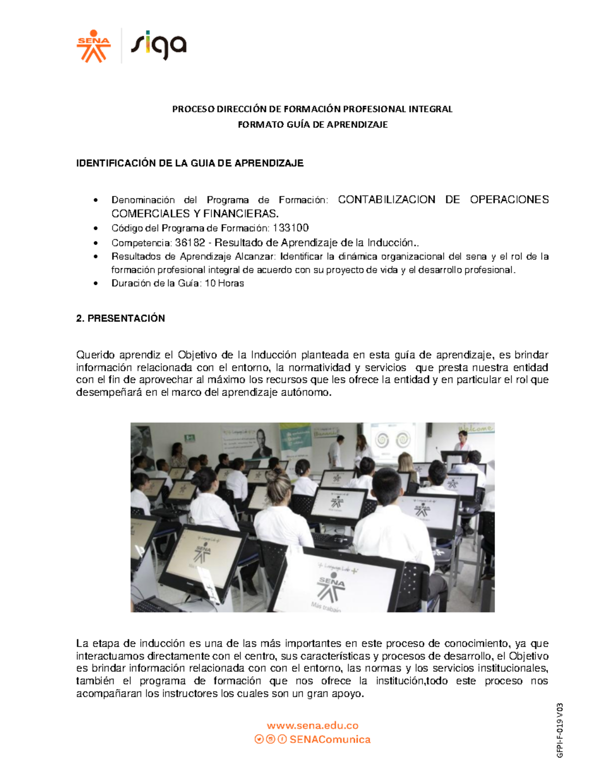 Guía No. 1 - Mision - PROCESO DIRECCI”N DE FORMACI”N PROFESIONAL ...