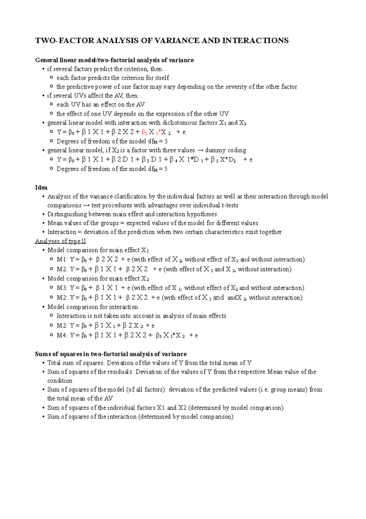 Statistics summary 20: Two-factor analysis of variance and interactions ...