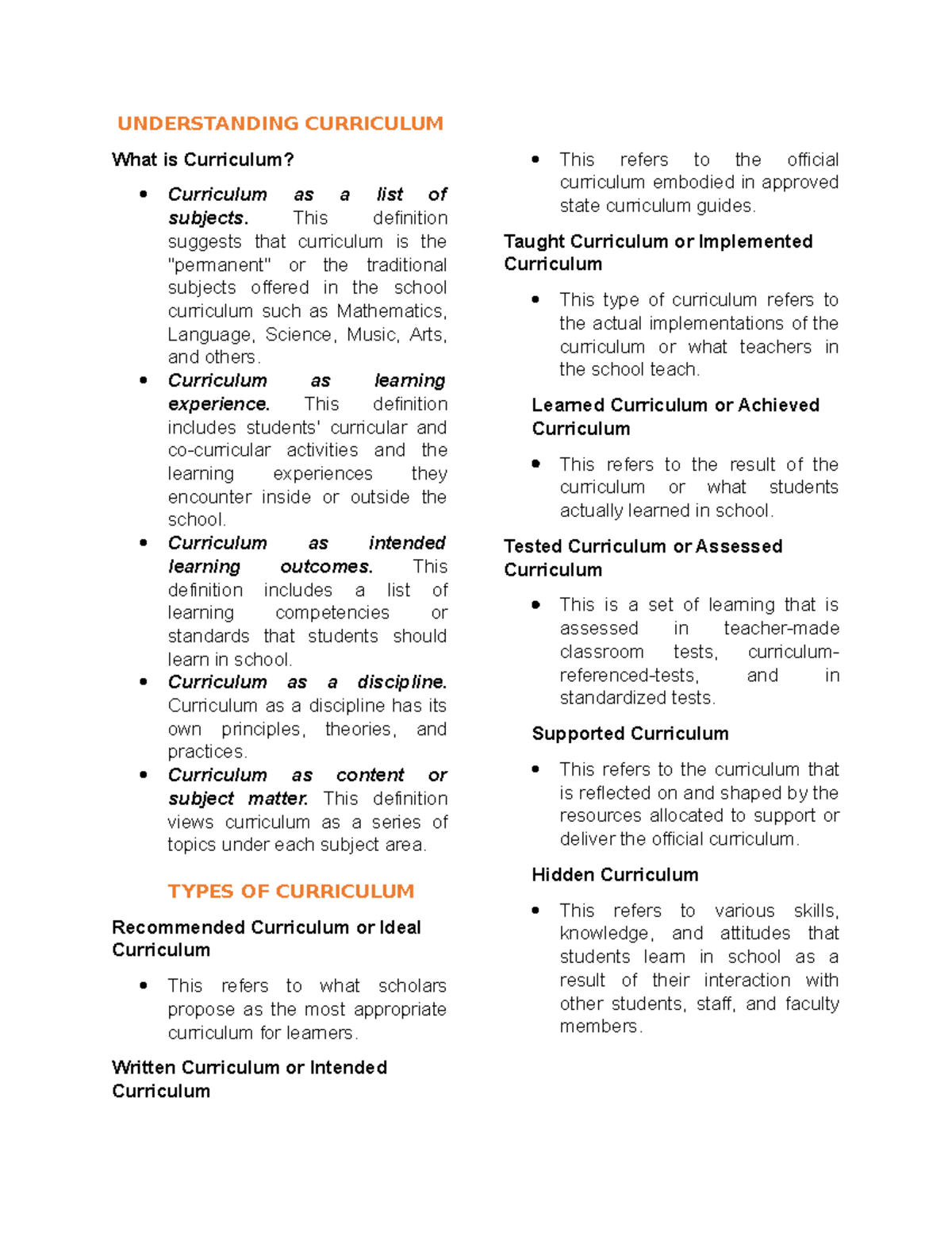 pcpb4-prelim-notes-understanding-curriculum-what-is-curriculum