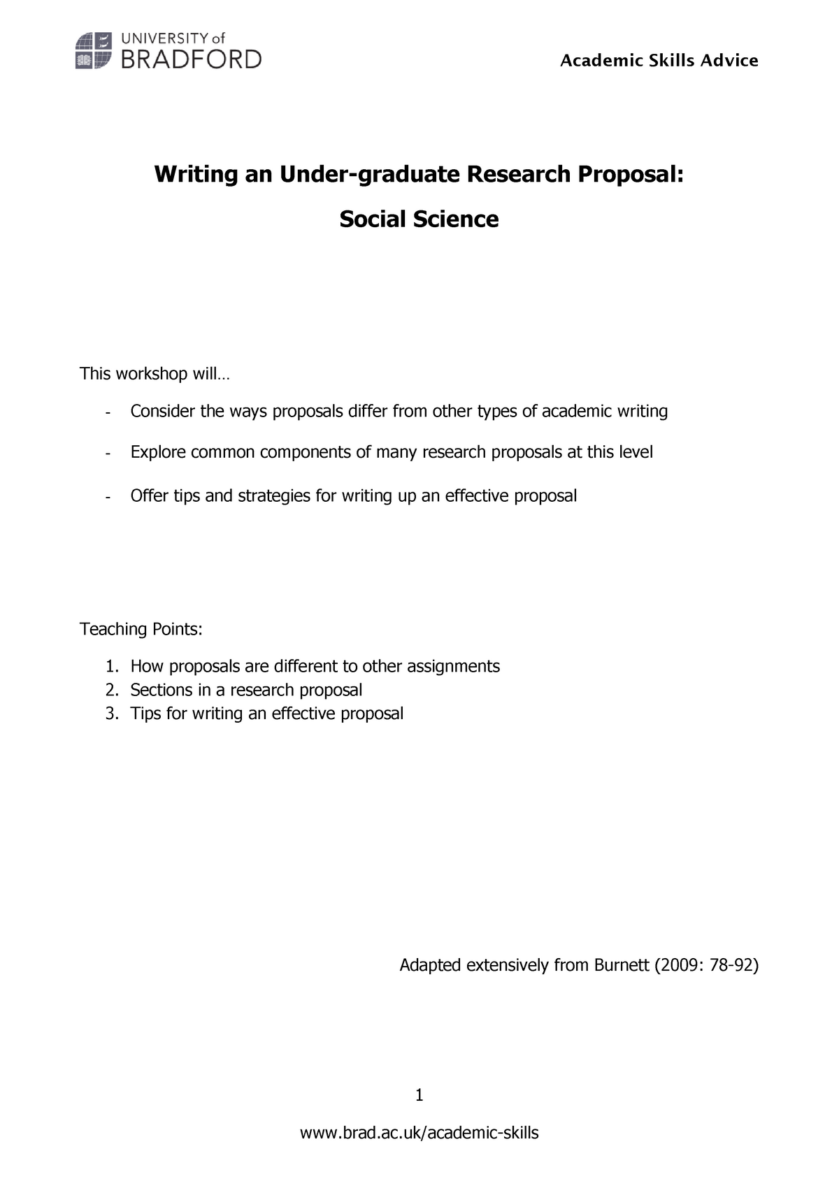research proposal social sciences