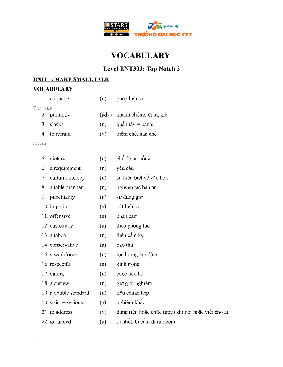 ent303-vocabulary-bhhdb-vocabulary-level-ent303-top-notch-3-unit