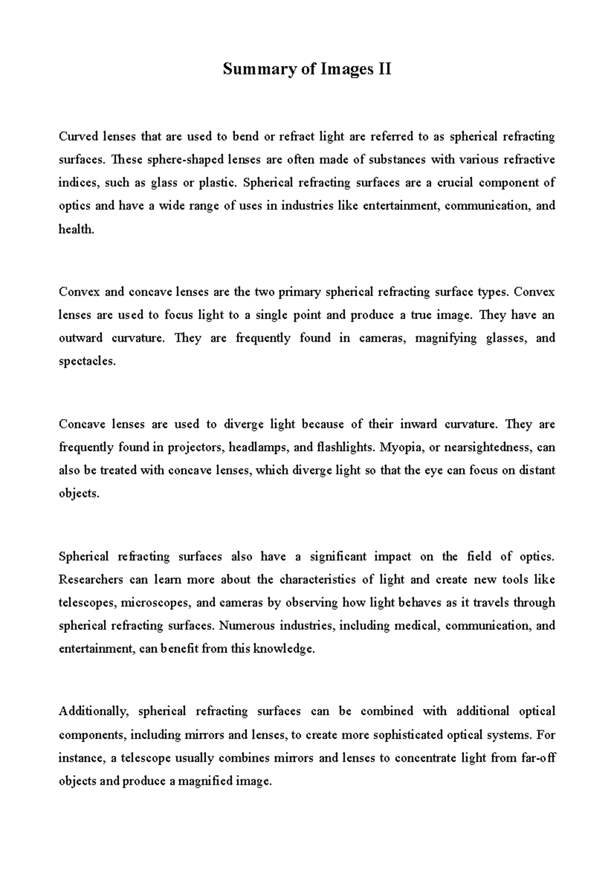 summary-of-images-in-physics-2-summary-of-images-ii-curved-lenses