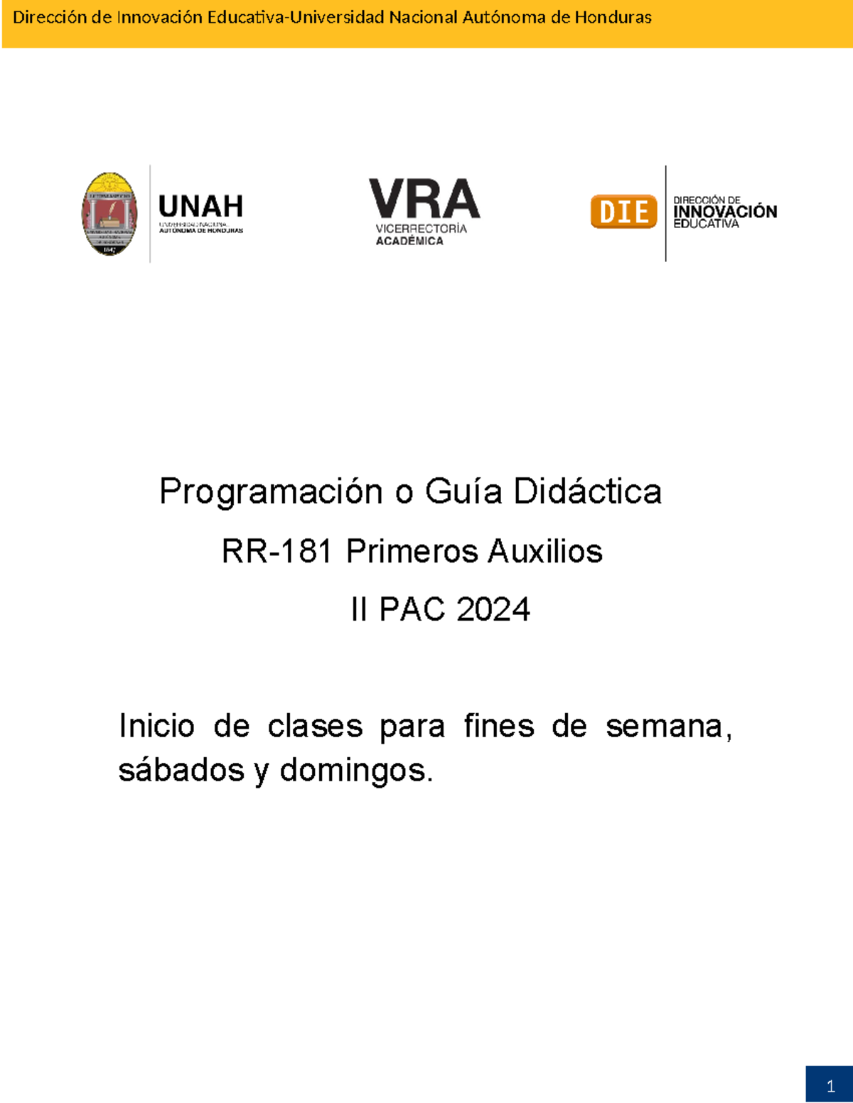 2024 II PAC PAUX Guia Did Fines DE Semana - el Programación o Guía ...