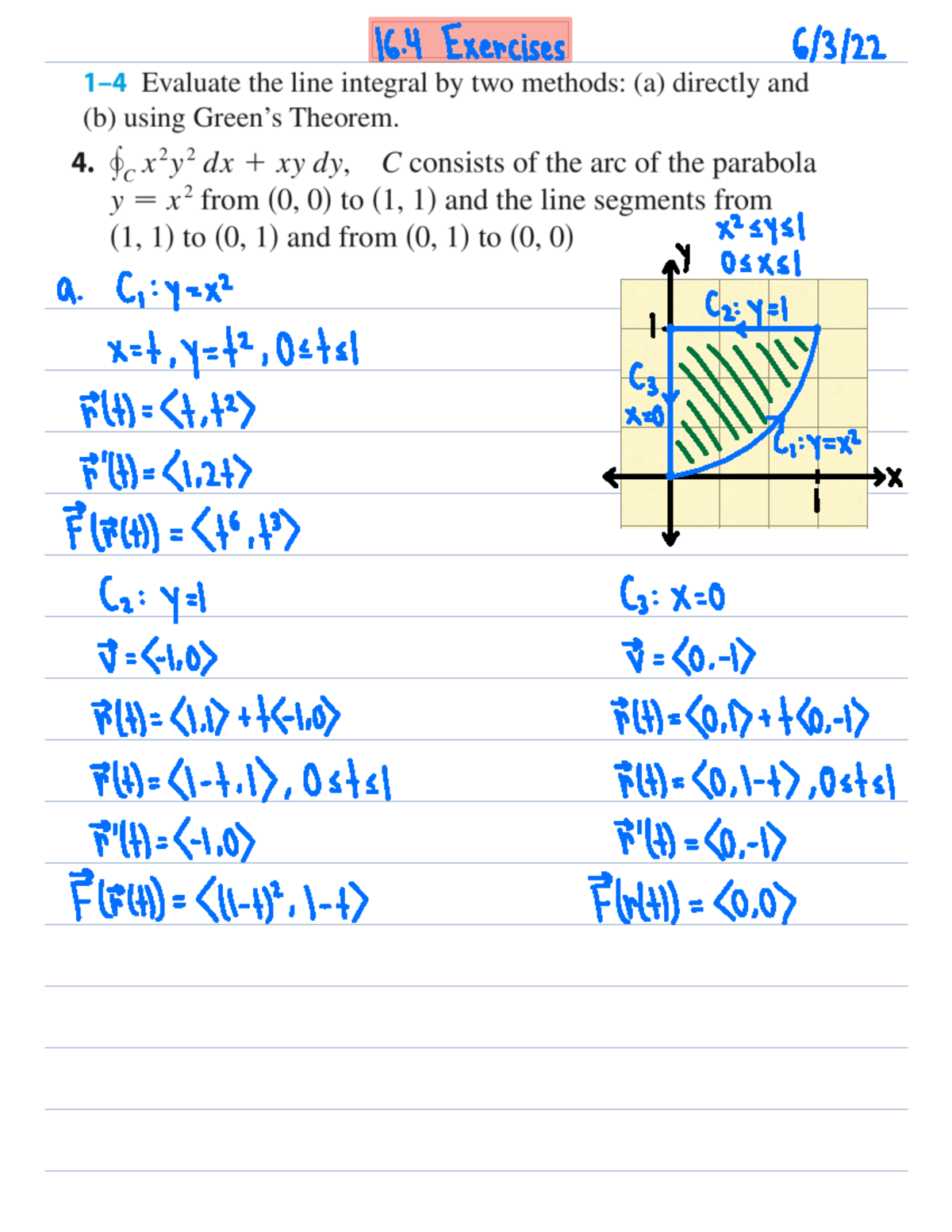 Lesson 16.4 Homework - 16 Exercises 6 3 22 a C y x my 83 1 to City f y ...