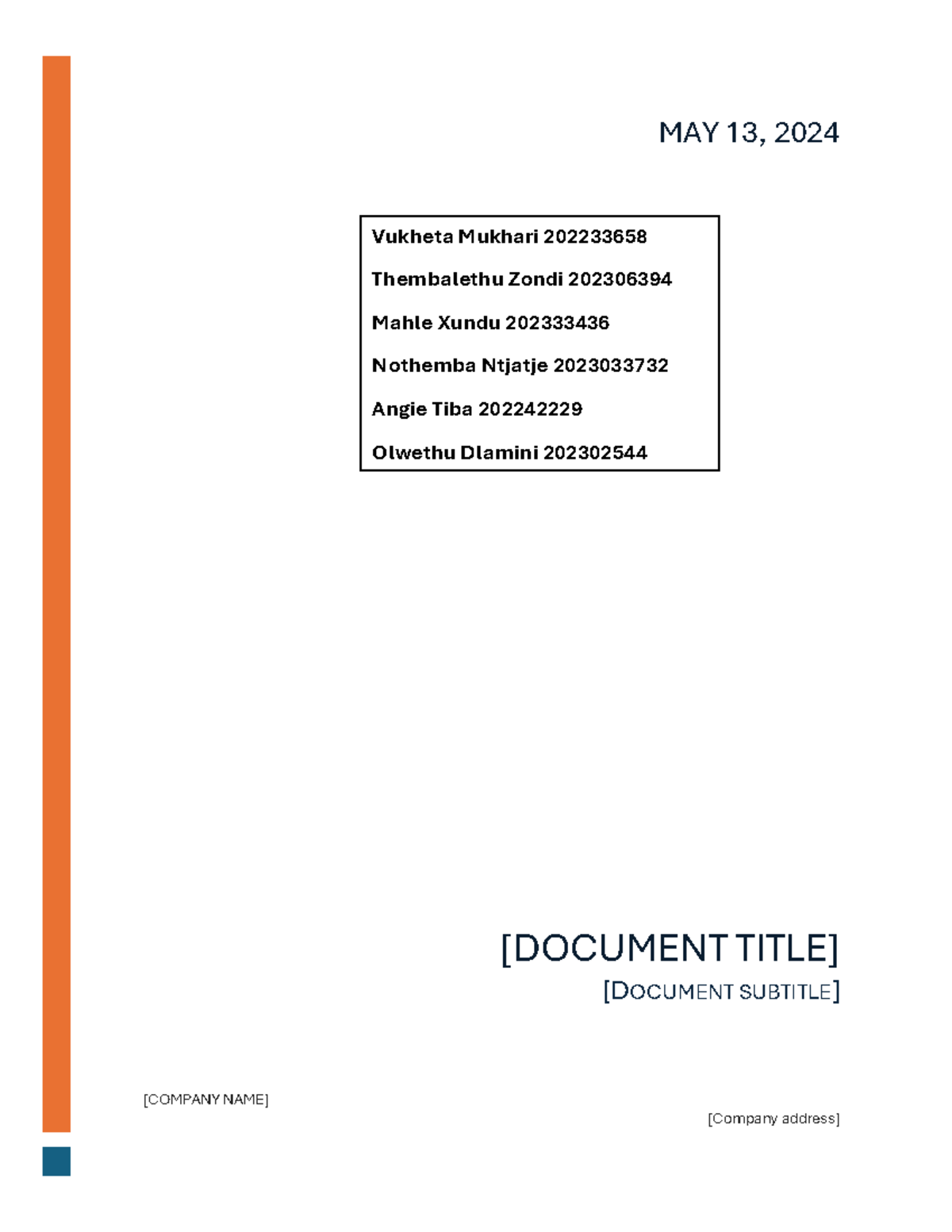 2nd taxation assignment - [DOCUMENT TITLE] [DOCUMENT SUBTITLE] [COMPANY ...