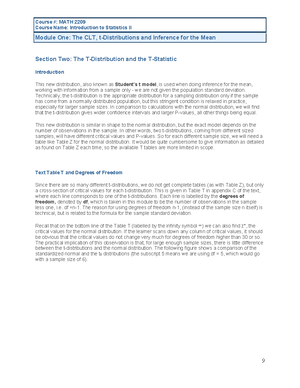 Module 01 Intro - Textbook and worksheet handouts - Course #: MATH 2209 ...