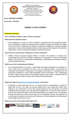 Benlac - Hope This Helps! - LESSON 6: SOCIAL LITERACY What Is Social ...