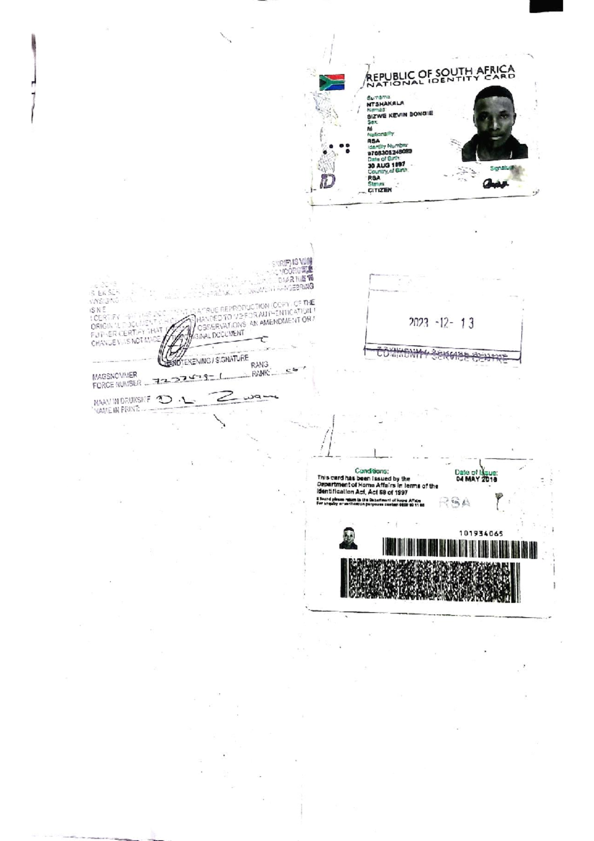 My id - I want to search some information - Studocu