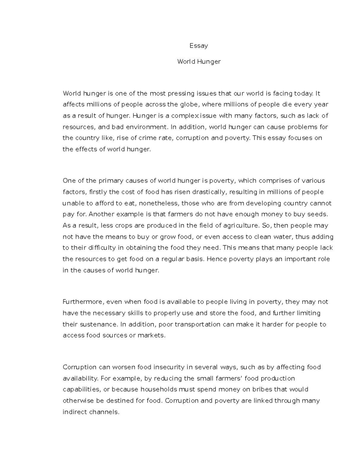 Why Is World Hunger An Environmental Issue Quizlettimeline Friends2 - l8wym16