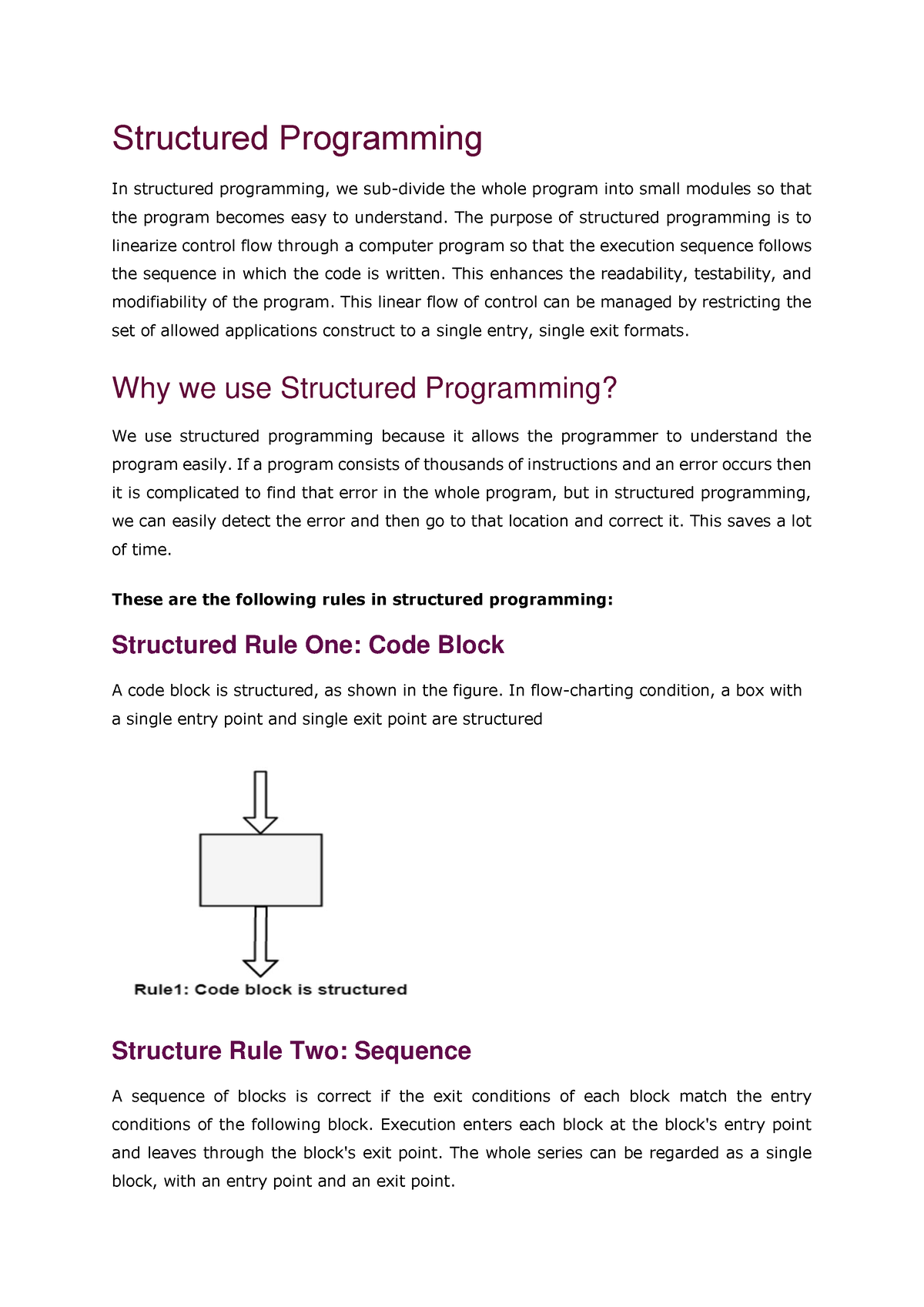 1.Structured Programming-In Software Engineering - Structured ...