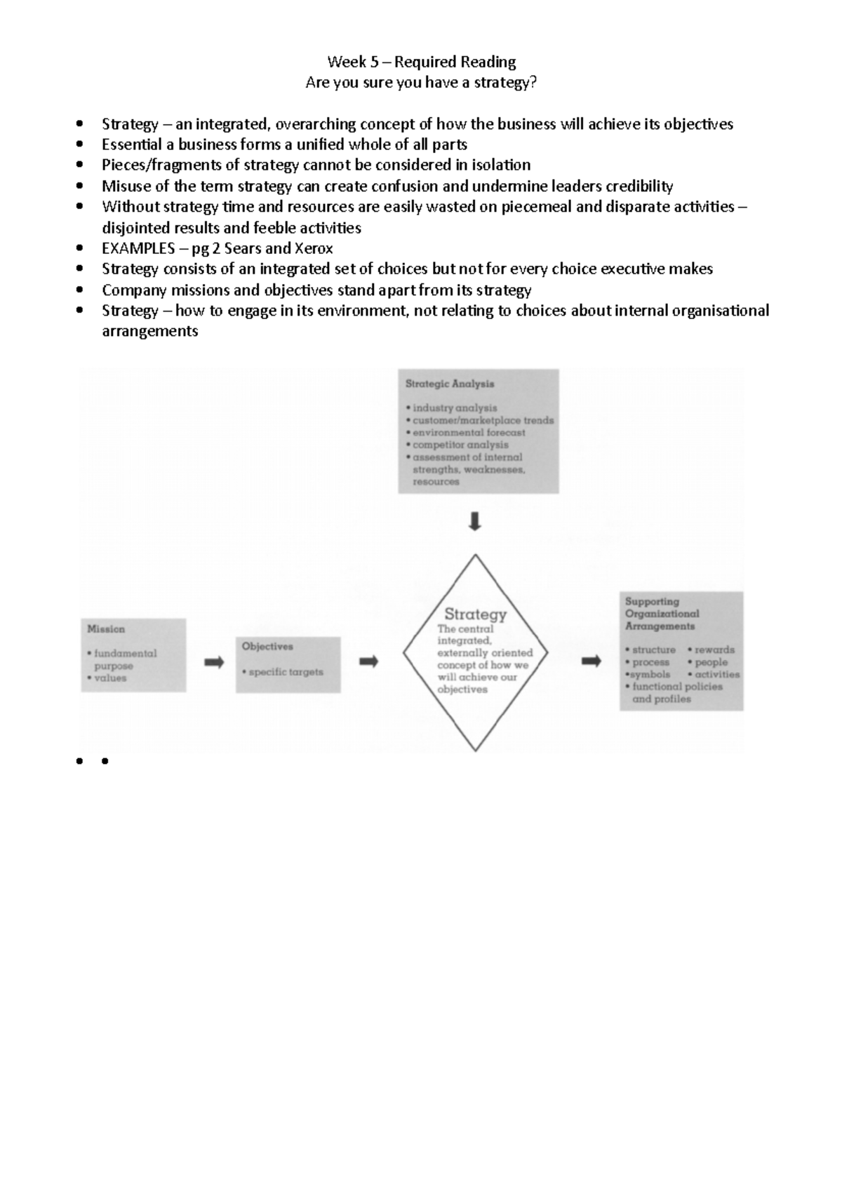 Week 5 - Week 5 lecture notes - Week 5 – Required Reading Are you sure ...