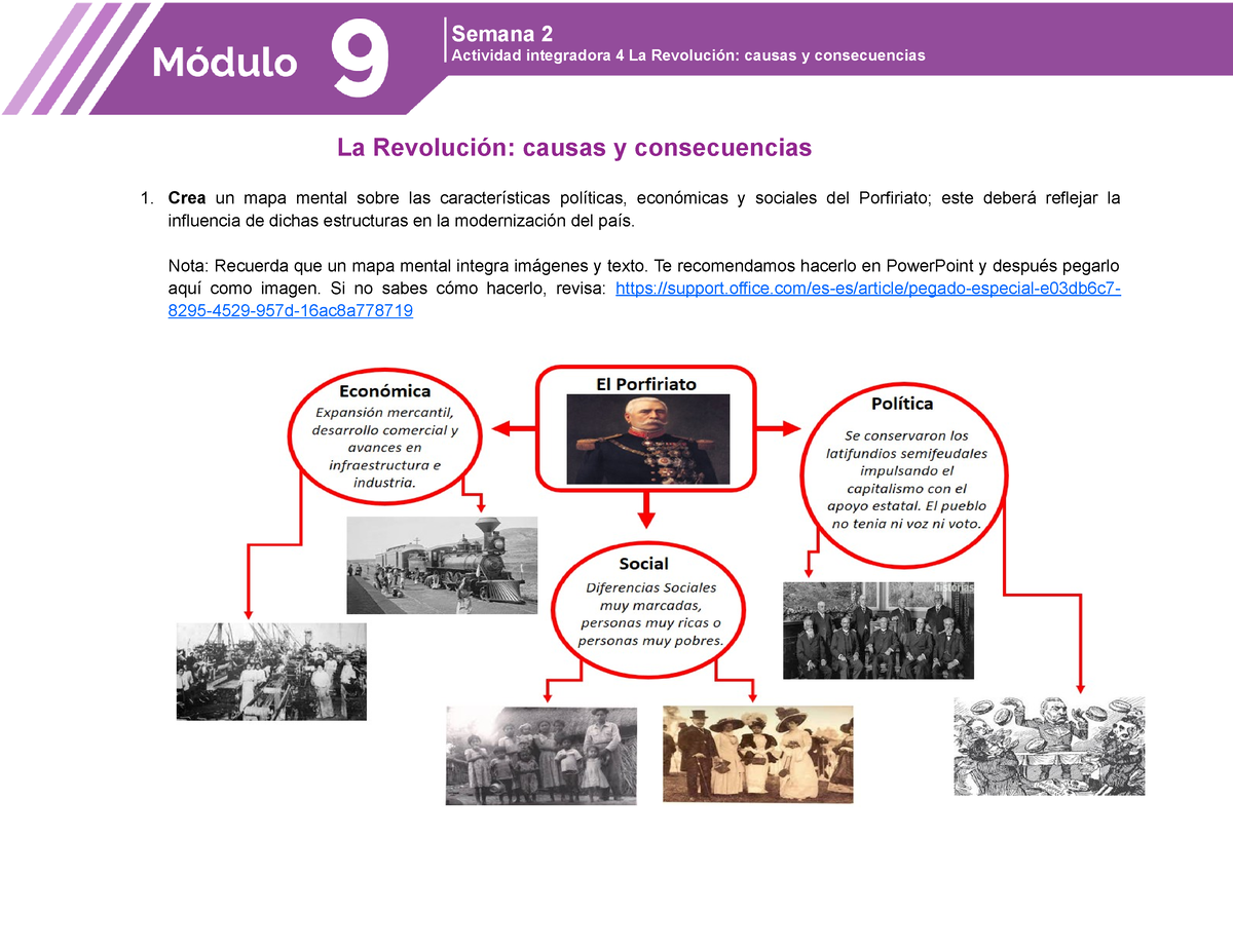 M09s2ai4 Tarea De Apoyo La Revolución Causas Y Consecuencias Crea Un Mapa Mental Sobre Las 0908