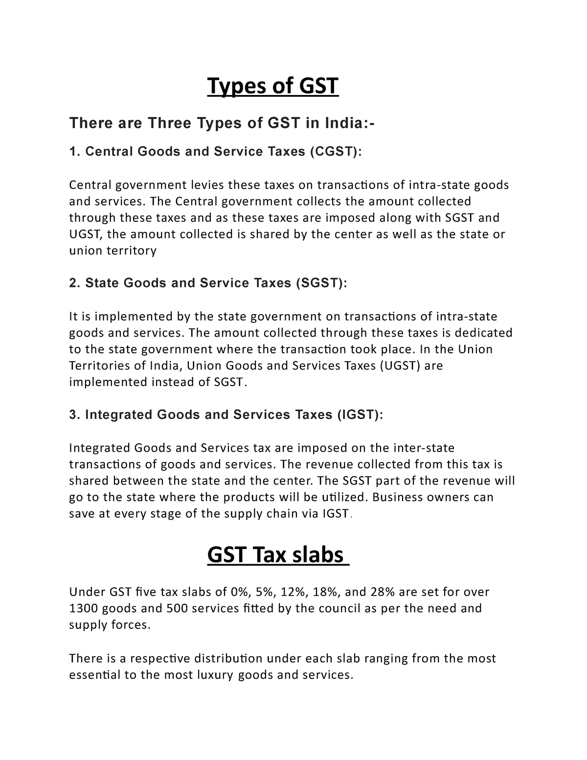 presentation on gst pdf