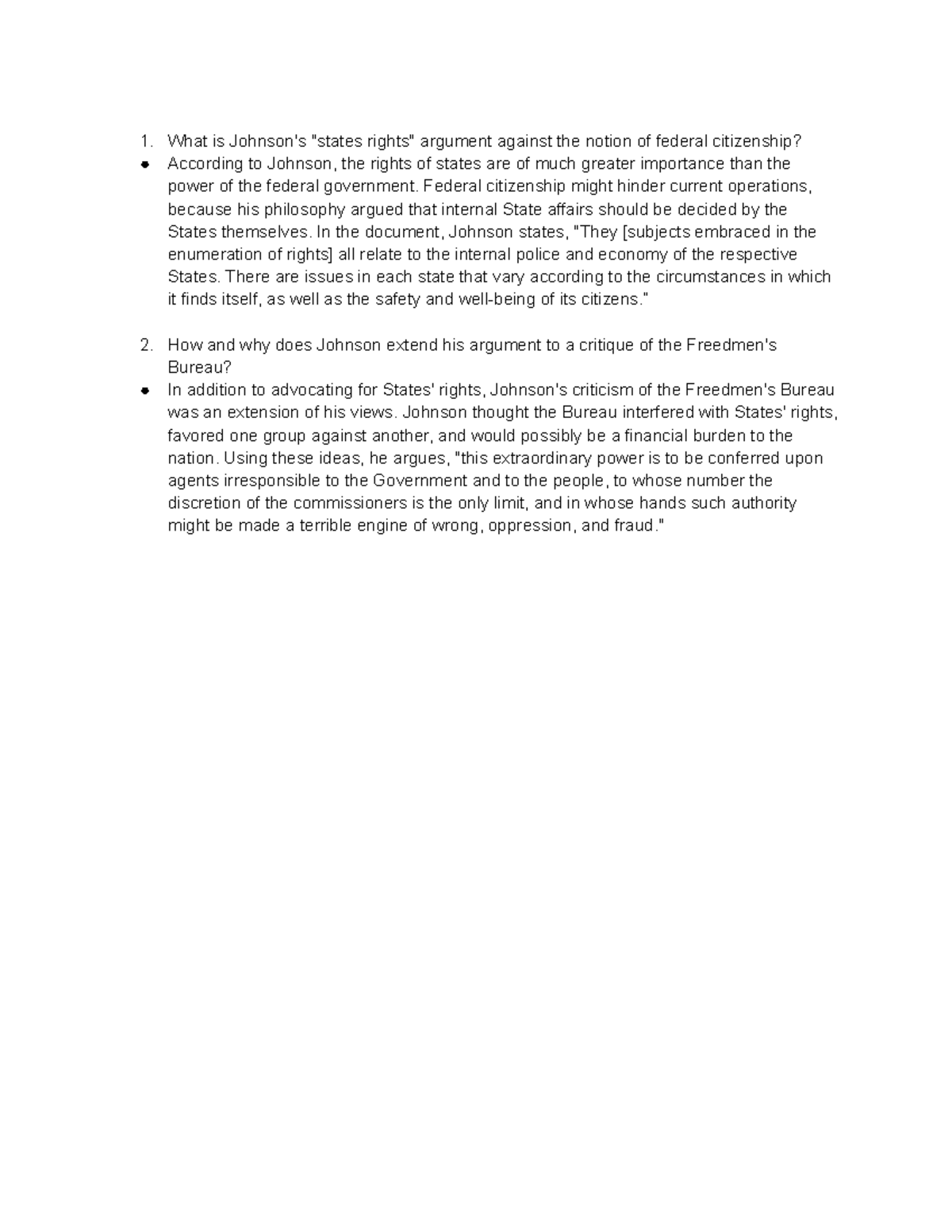 Document 12-8 - Doc 12-8 - What is Johnson's "states rights" argument ...