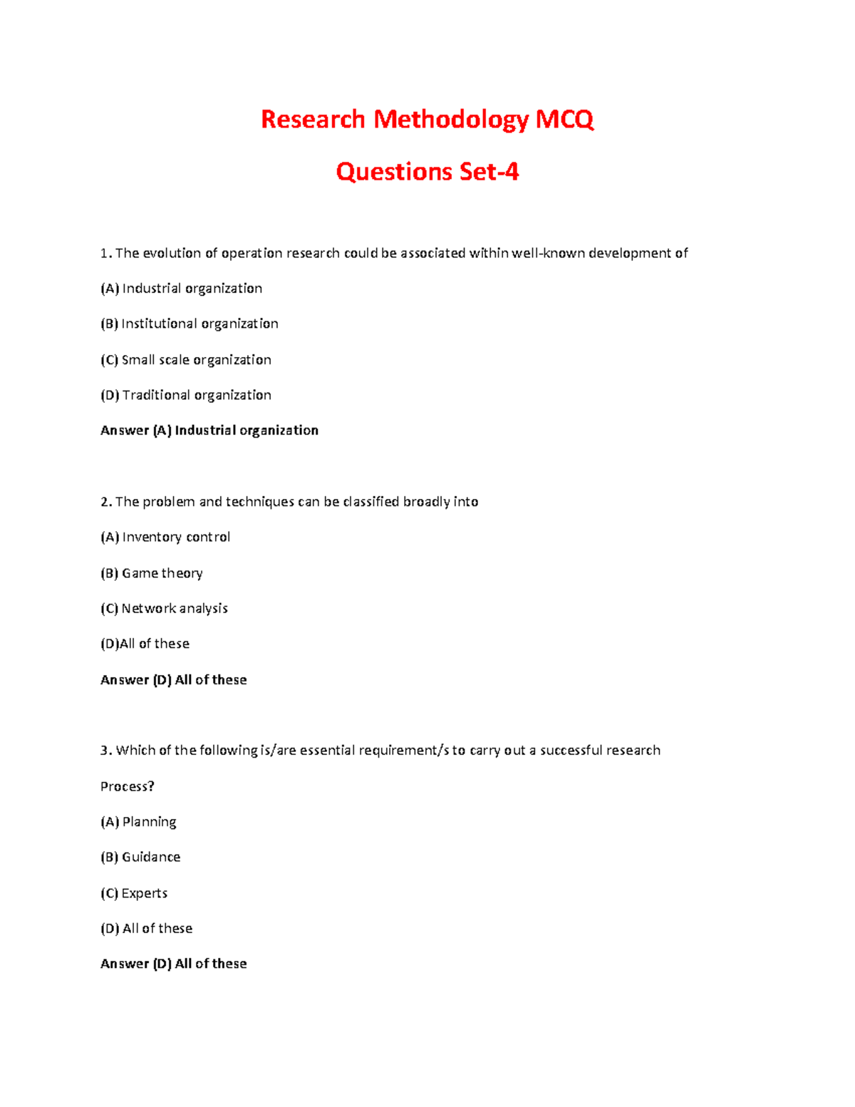 MCQ Questions Set-4-converted - Research Methodology MCQ Questions Set ...