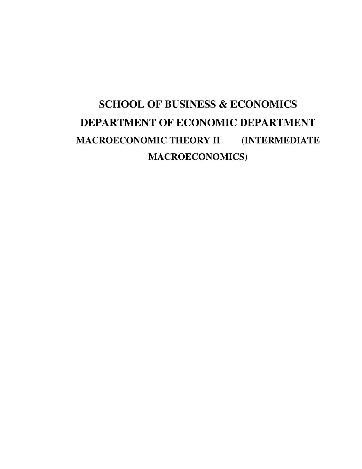 4 5988041368268704451 - SCHOOL OF BUSINESS & ECONOMICS DEPARTMENT OF ...