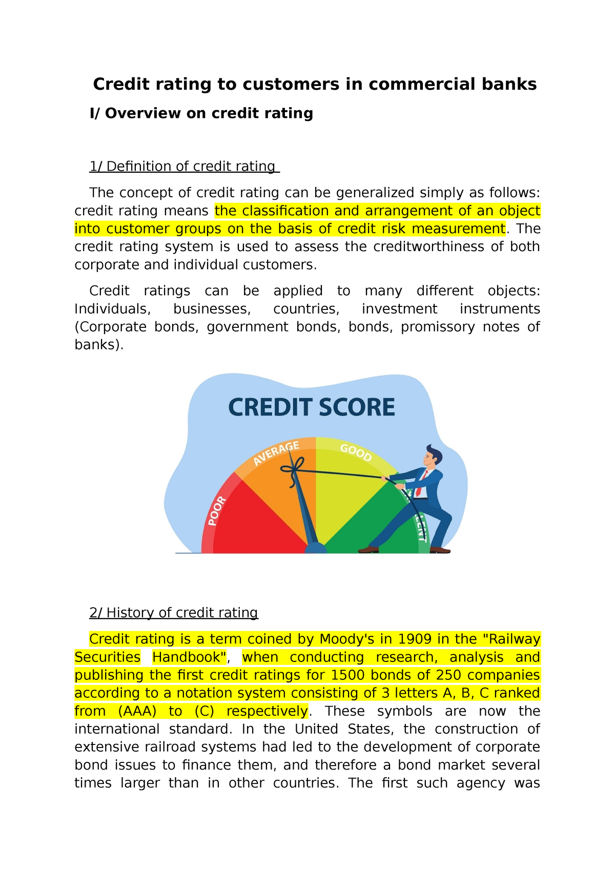 Ch Nh Credit Rating To Customers In Commercial Banks 2 Credit Rating   Thumb 1200 1698 