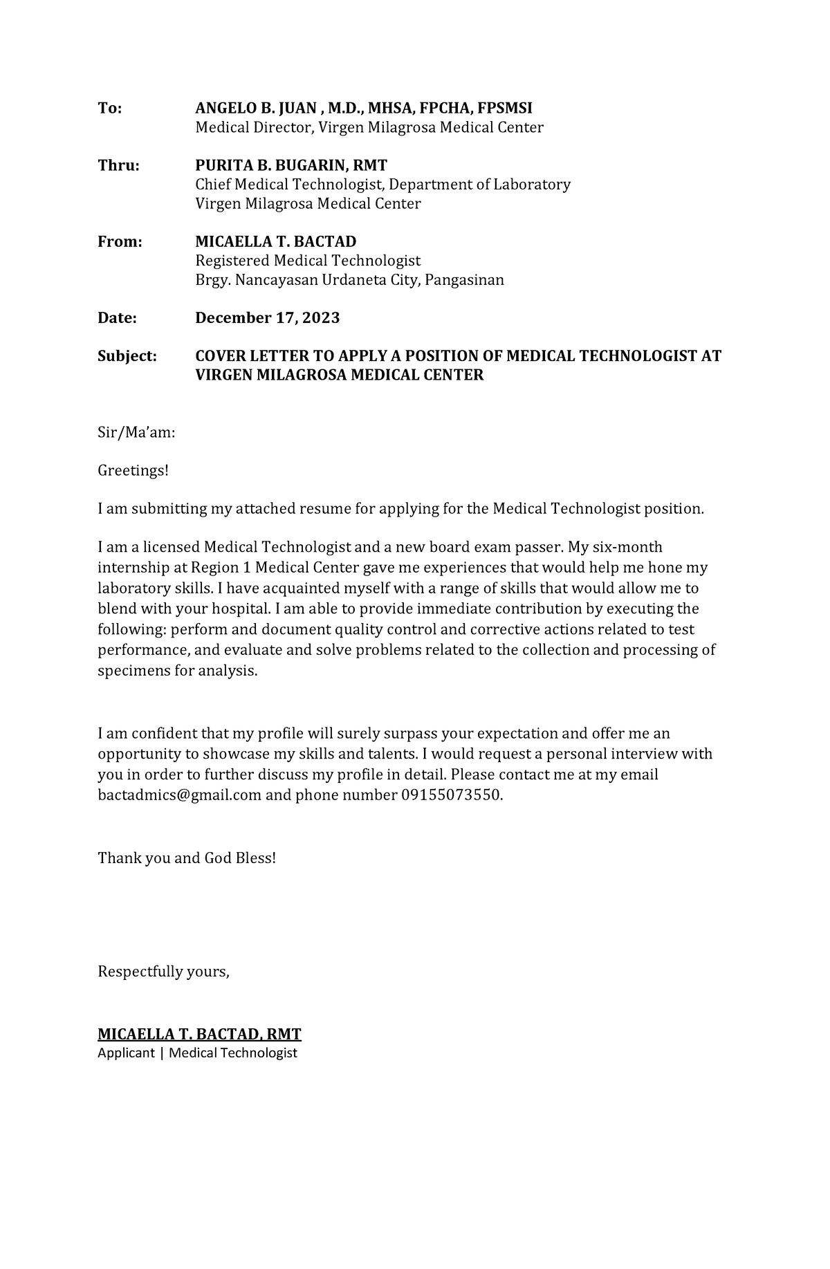 Cover-Letter-Writing - To: ANGELO B. JUAN , M., MHSA, FPCHA, FPSMSI ...