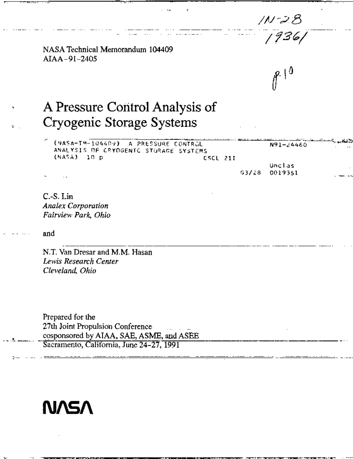 a-pressure-control-analysis-of-cryogenic-storage-systems-nasa