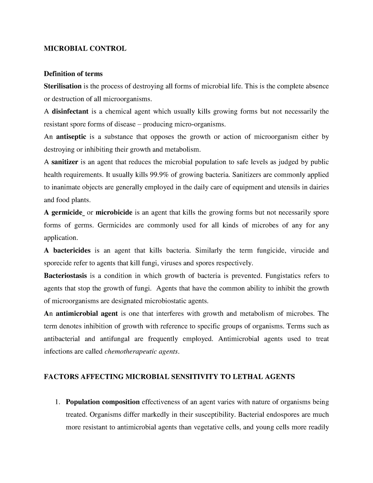 General Microbiology Notes MICROBIAL CONTROL Definition Of Terms   Thumb 1200 1553 