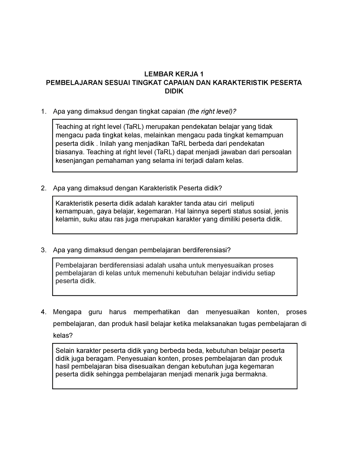 LK-4-Topik 3 - Tugas - LEMBAR KERJA 1 PEMBELAJARAN SESUAI TINGKAT ...