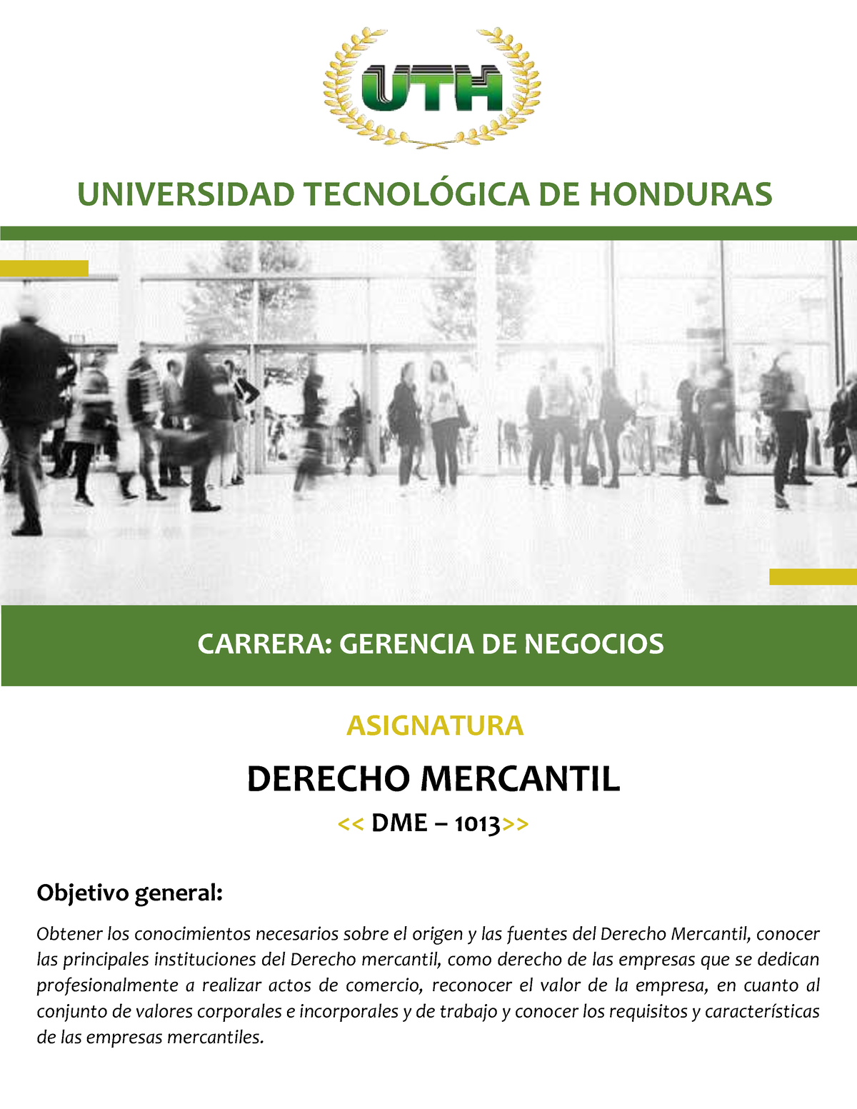 Modulo III Derecho Mercantil - CARRERA: GERENCIA DE NEGOCIOS ...